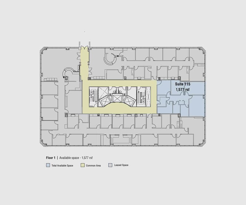 Floor Plan of Available Space at Sabey's Jefferson Tower building in Seattle