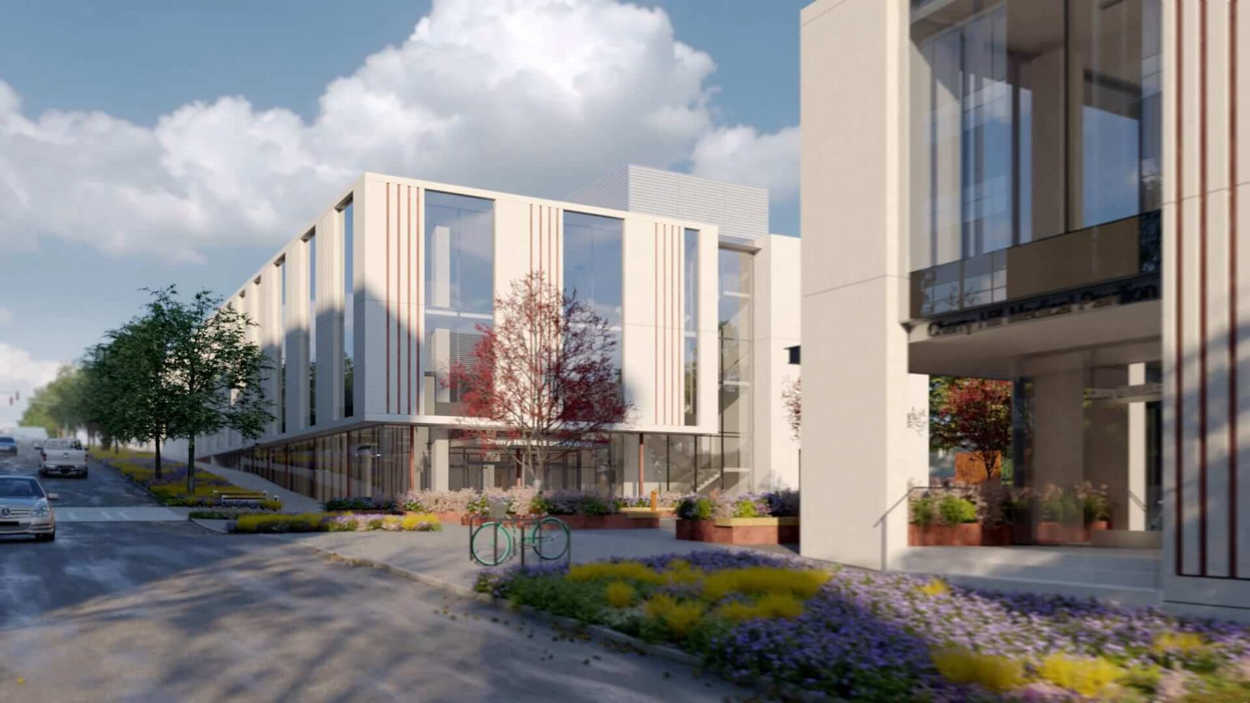 Street view of Sabey's Cherry Hill Campus in Seattle's First Hill