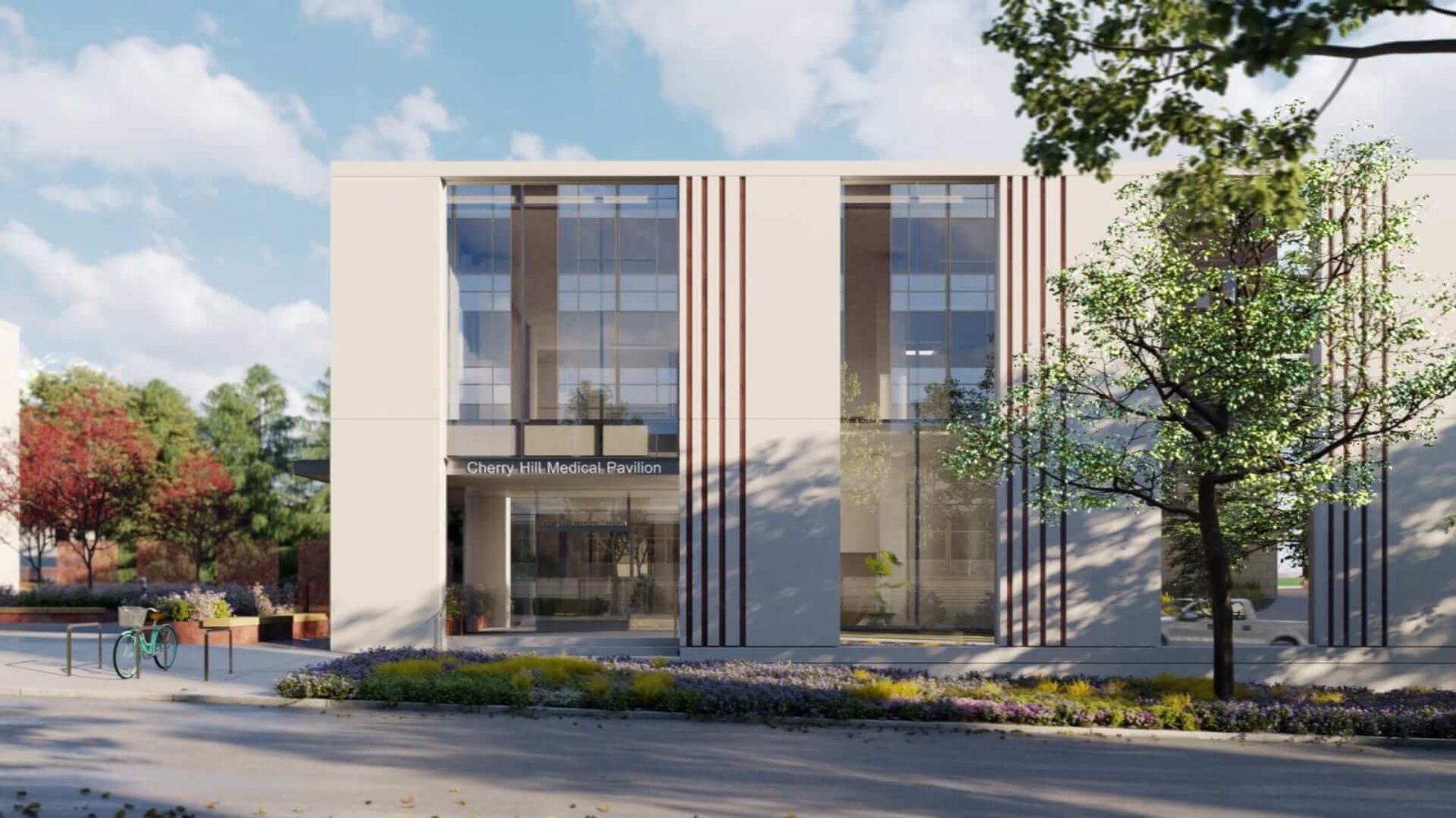 Side elevation detail of Sabey's Cherry Hill Campus