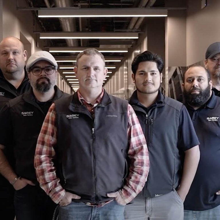 Group of six Sabey employees