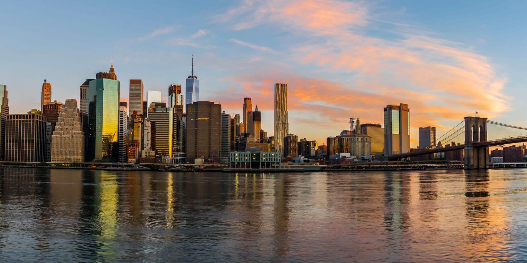 Manhattan skyline, including Sabey's Manhattan data center