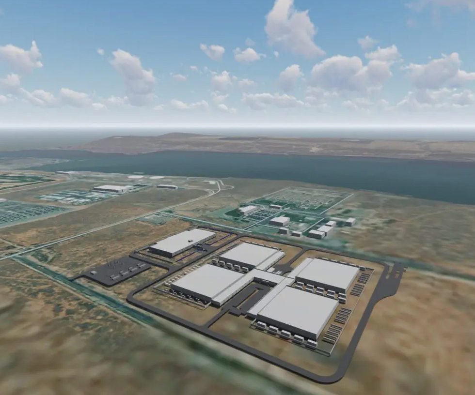 Aerial view of Umatilla data center